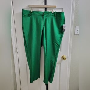 NWT Emerald Green Slacks - Size 20 short